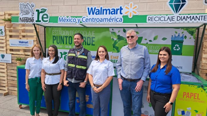 La estación de reciclaje “Punto Verde” estará ubicada en Walmart El Sauce de Tegucigalpa.