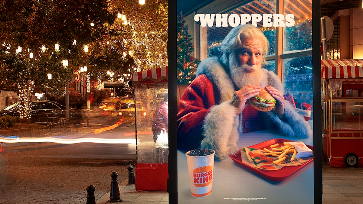 Mercadeo Burger King pone en duda la existencia de «Papá Noel» con